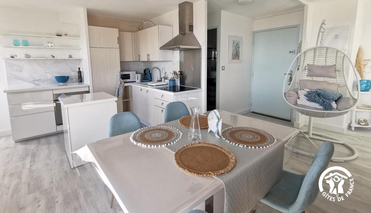 La Sirene - Loft Moderne Et Lumineux Avec Vue Panoramique Sur Mer Mediterranee Et Port De Plaisance フロンティニャン エクステリア 写真
